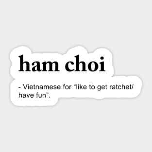 i love ham choi life Sticker